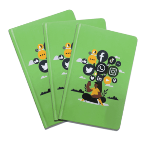 Pack of 3 Green Notebooks