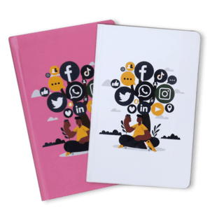 Combo of Pink and White Notebook